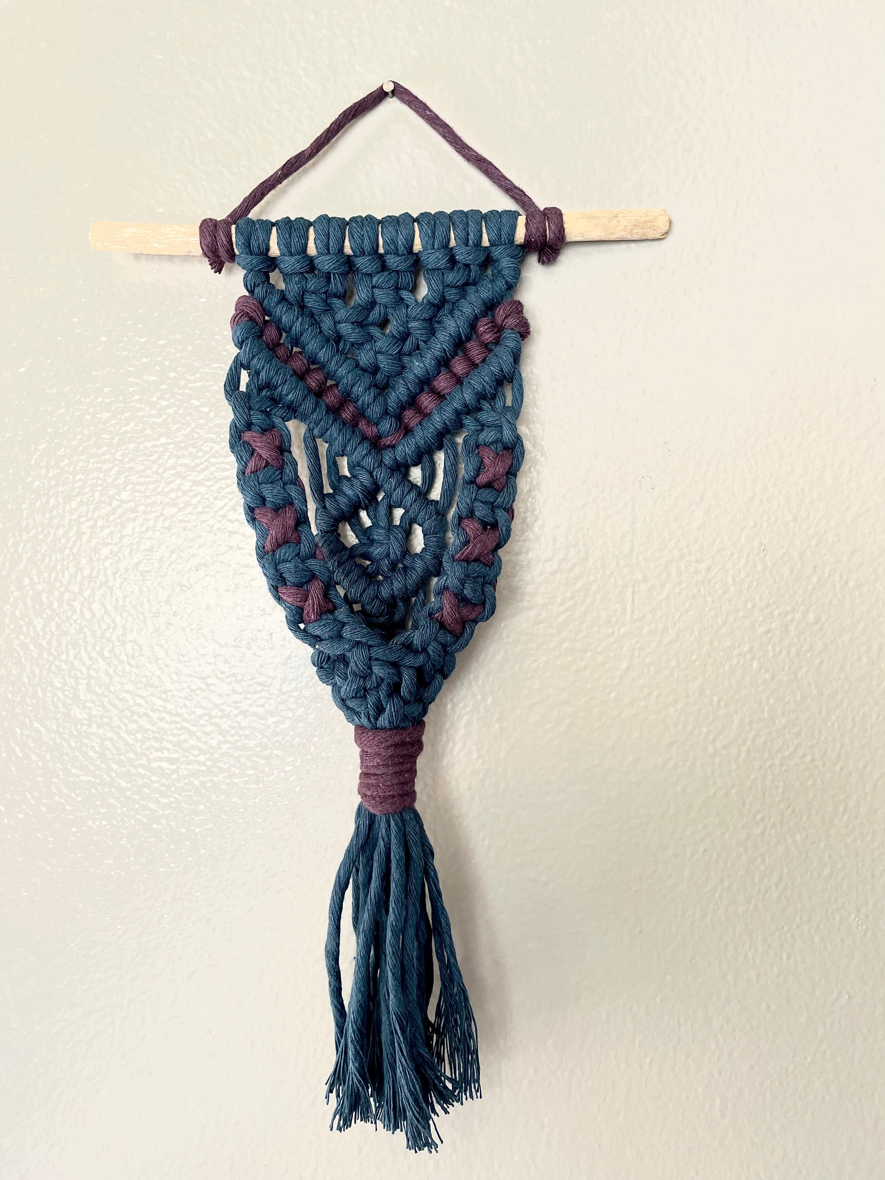 Macramé Air Plant Hanger - Zoe